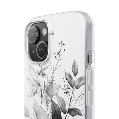 Botanical Line Harmony iPhone 15 - Flexi Phone Case