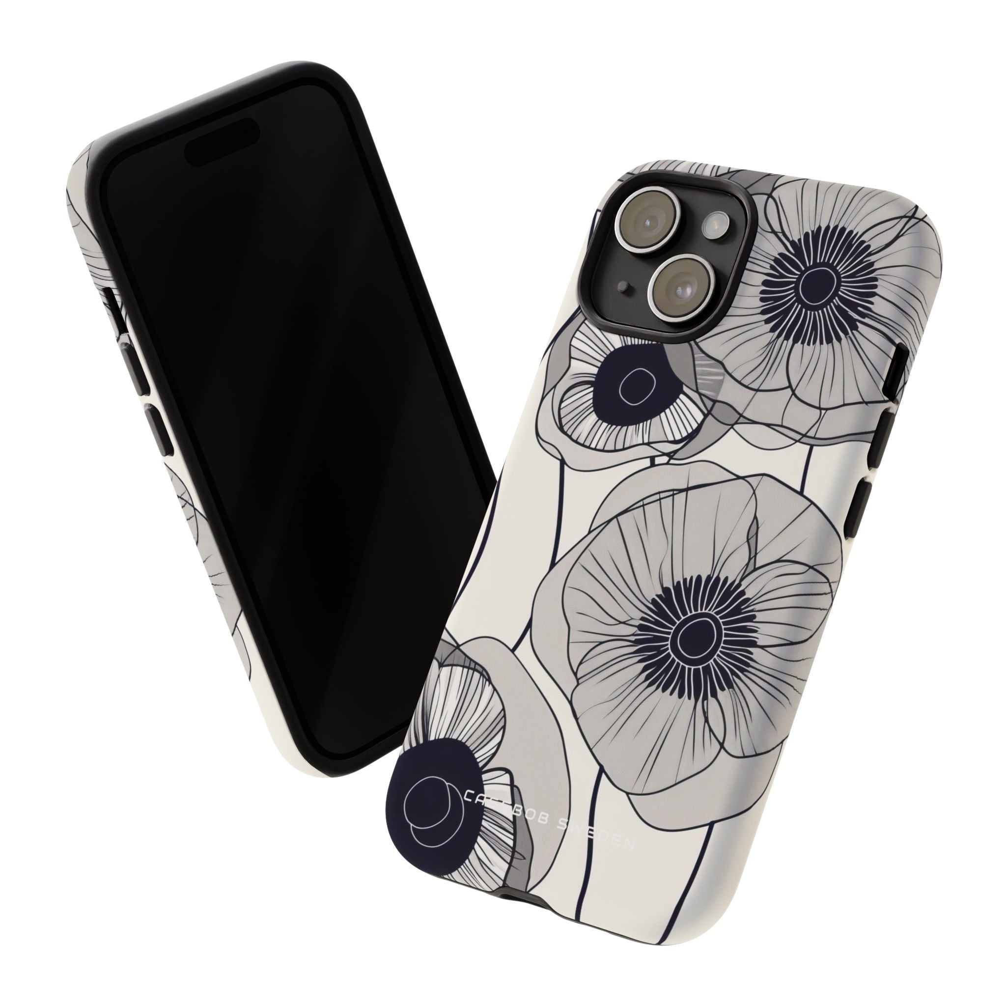 Modern Minimalist Flowers iPhone 15 - Tough Phone Case