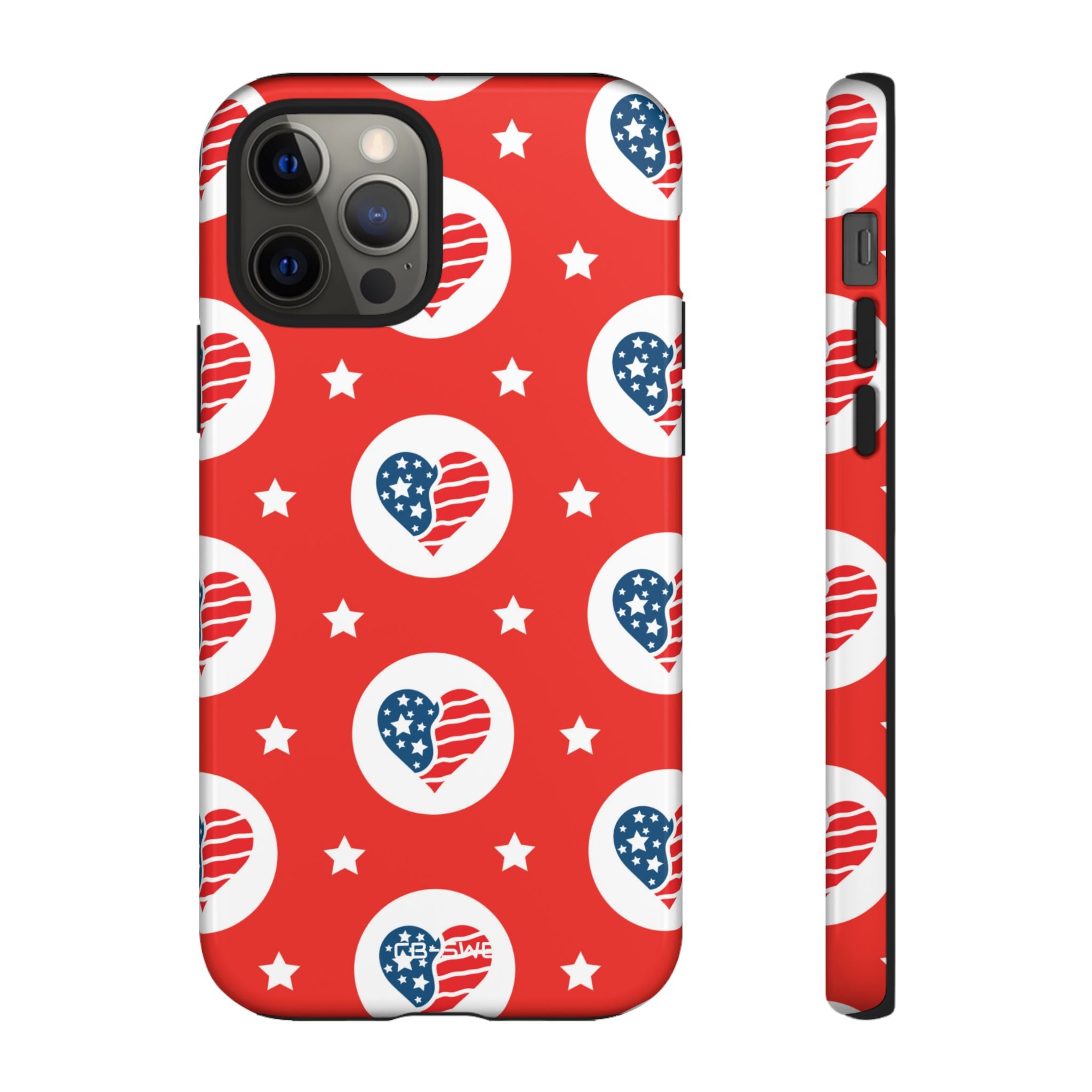 Hearts Celebrate Freedom - iPhone Case