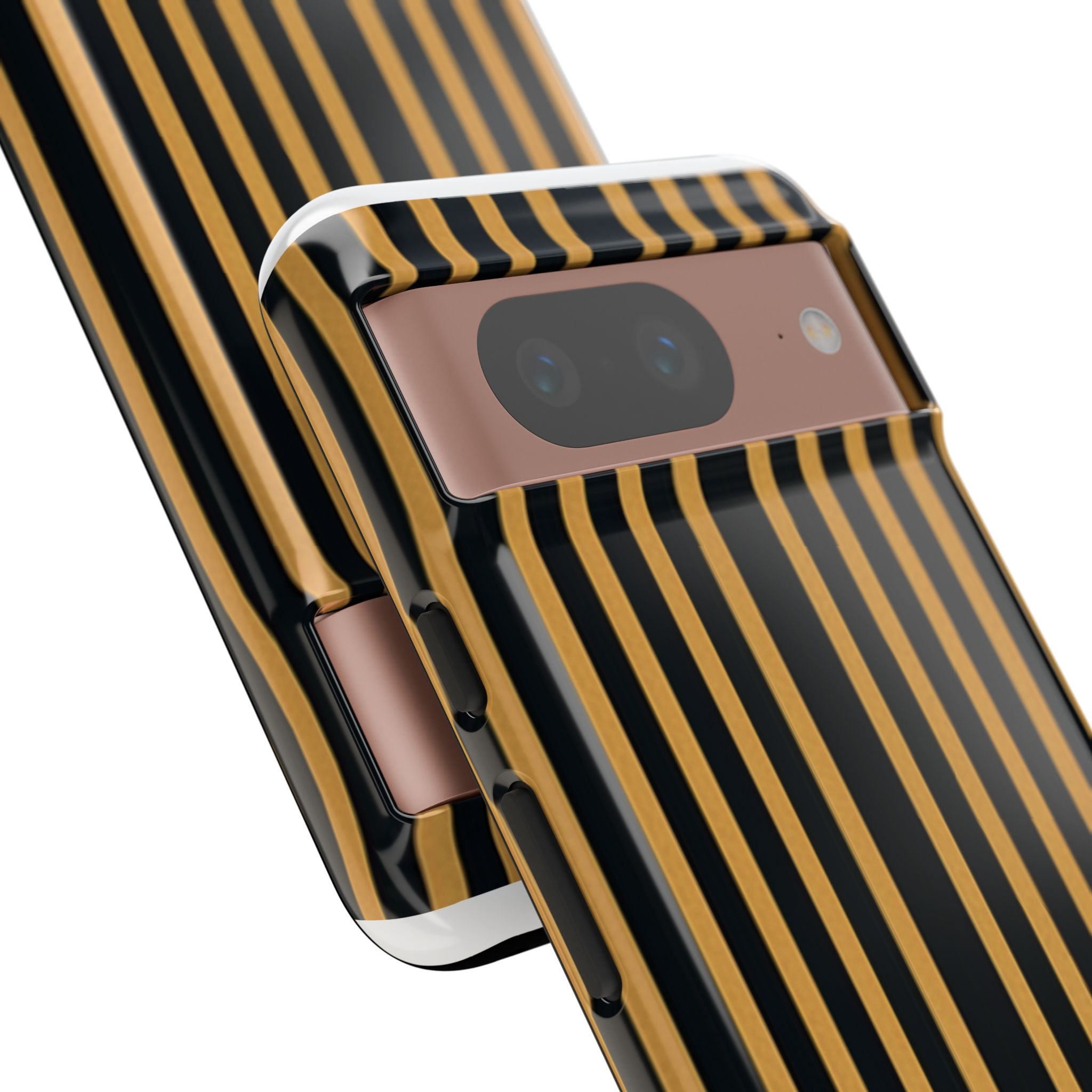 Golden Stripes Google Pixel 8 Case - Tough