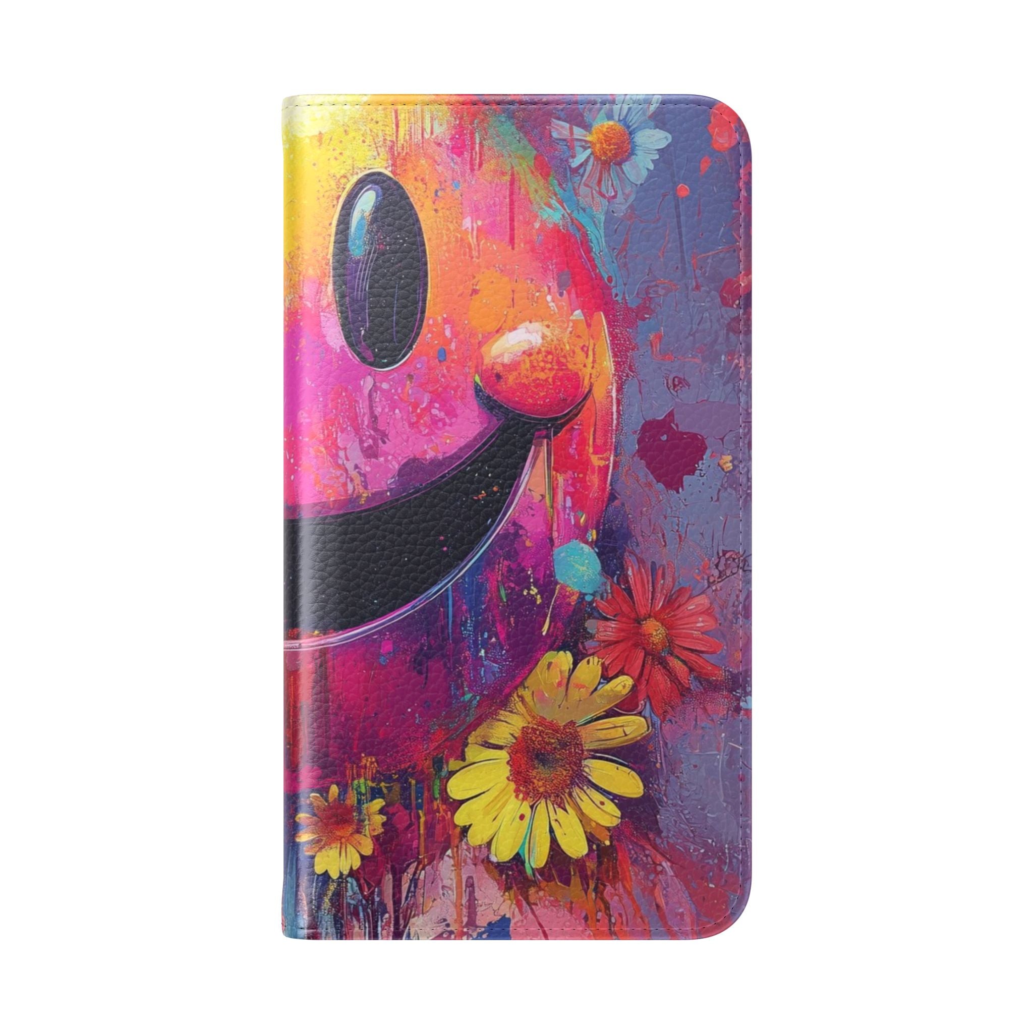 Smiley Bloom Drip - Samsung S23 Case - Wallet