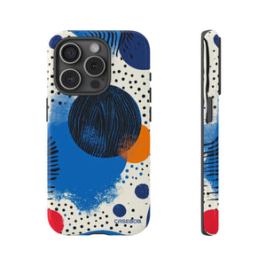 Blue Tranquil Geometry - Protective Phone Case