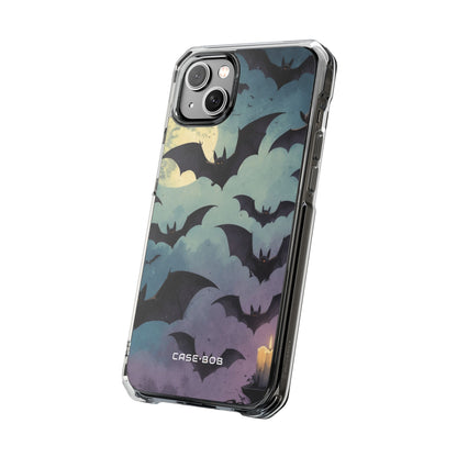 Glowing Bat Swarm iPhone 14 Plus Case - Impact