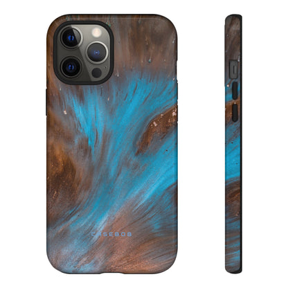 Blue Lagoon Ink Art - Protective Phone Case