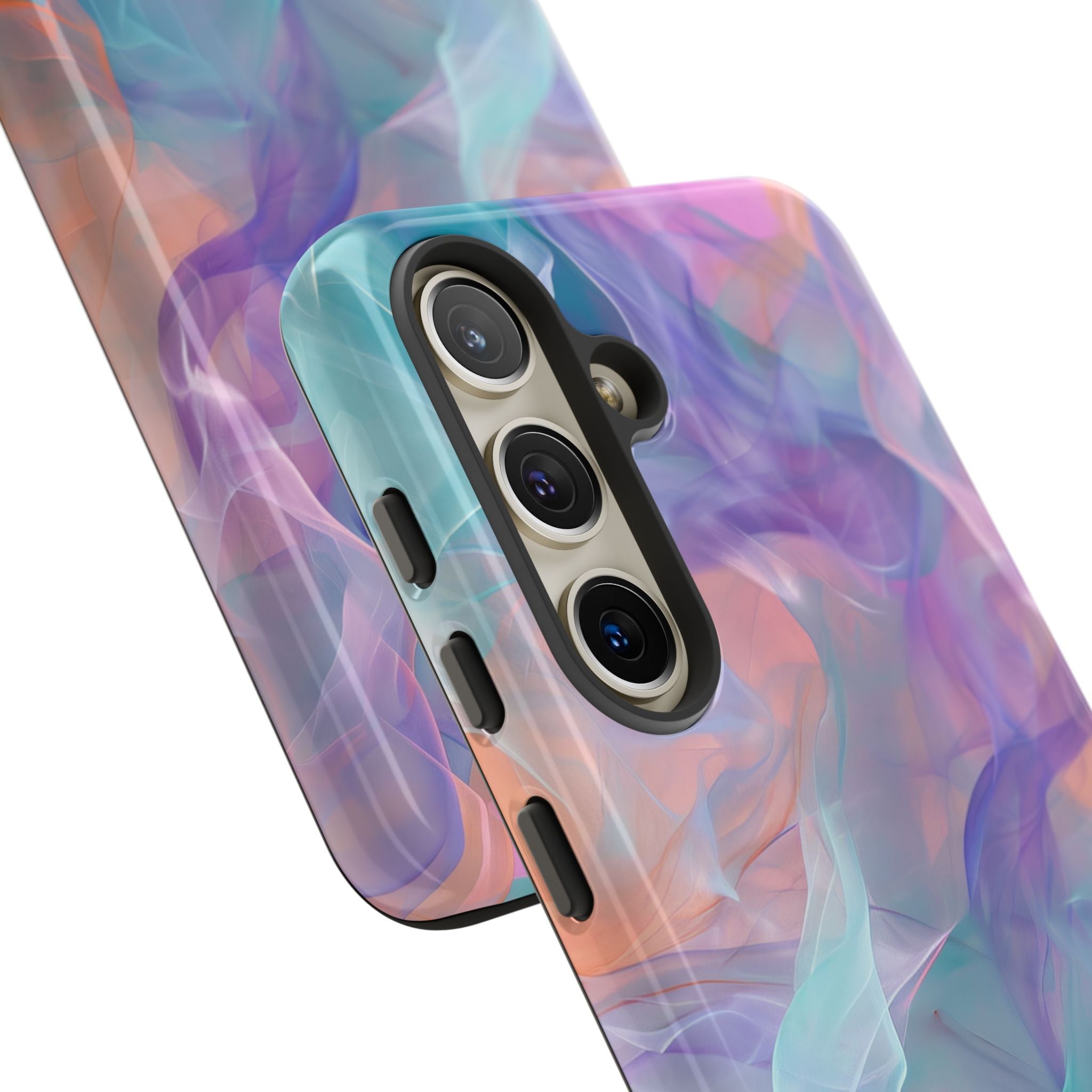 Dreamy Teal Flow - Tough Samsung S24 Phone Case