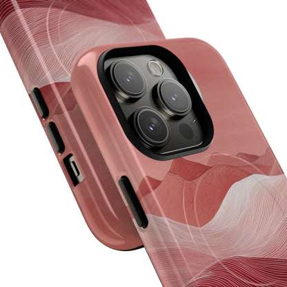 White Orb Dunes iPhone 14 Pro Case - Tough+