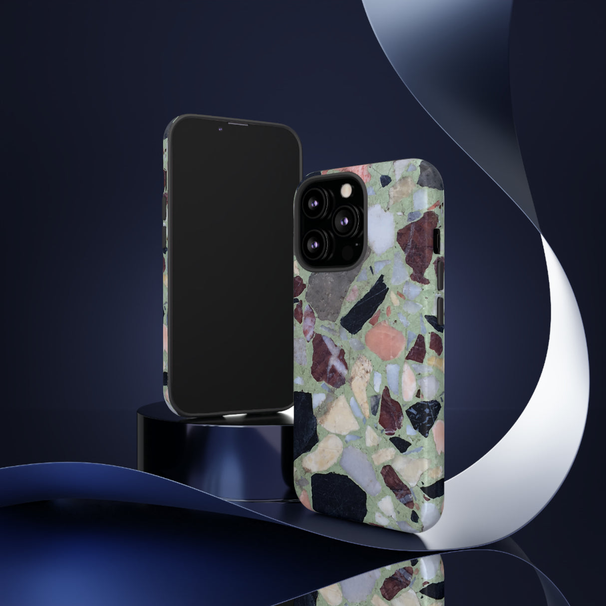 Terrazzo in Green - Protective Phone Case