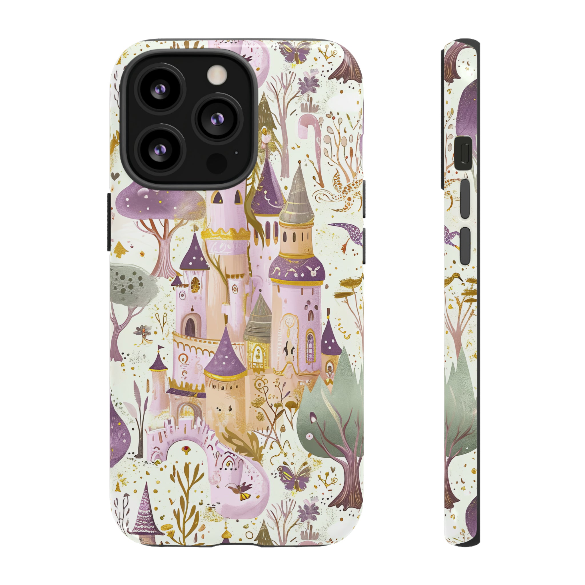 Fairytale Castles Pastel Dream - Protective Phone Case