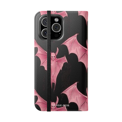 Pink Batwave - iPhone 16 Max Case - Wallet