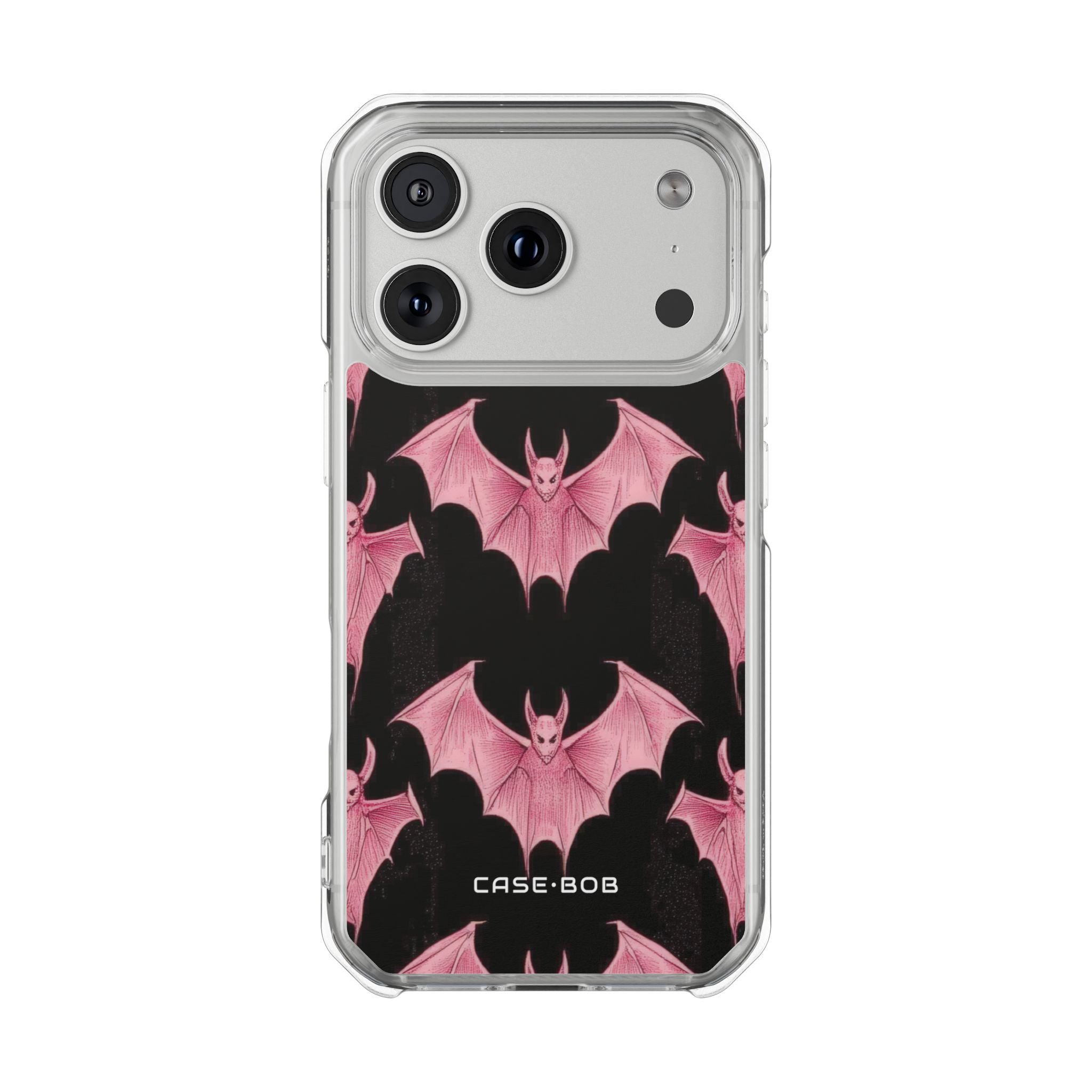 Pink Bat Wings iPhone 17 Pro - Vaikutus suojakotelo