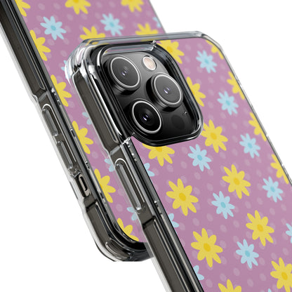 Flower Dots Dance iPhone Case - Impact