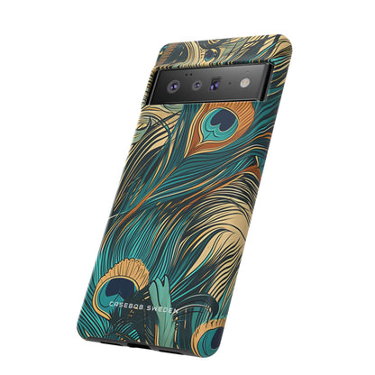 Art Nouveau Peacock Elegance Google Pixel 6 - Tough Phone Case