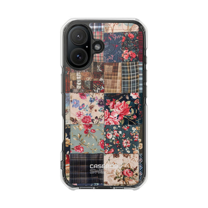Patchwork Floral Quilt iPhone 16 - Impact Clear+