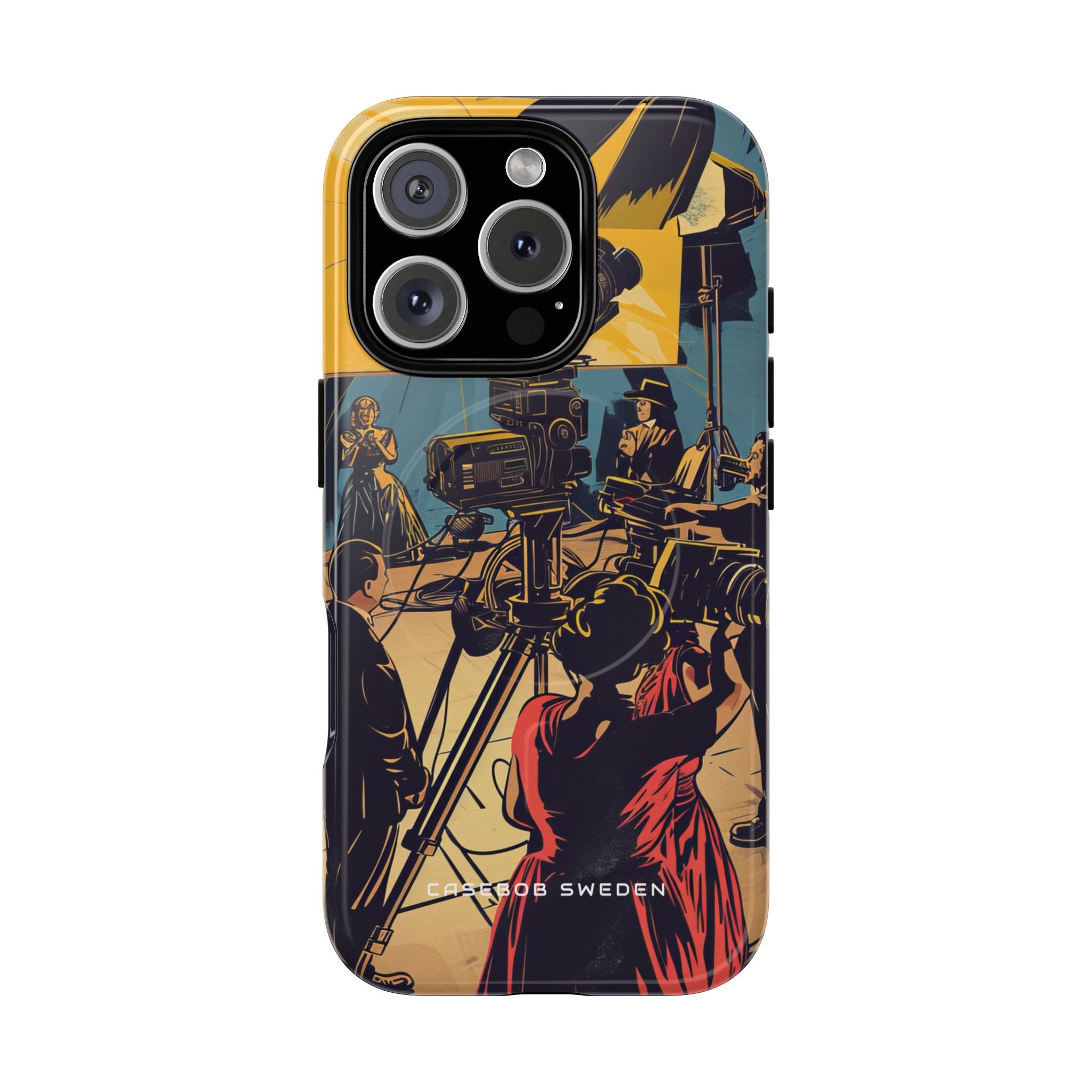 Golden Era Cinematic Spotlight iPhone 16  Tough+ Phone Case