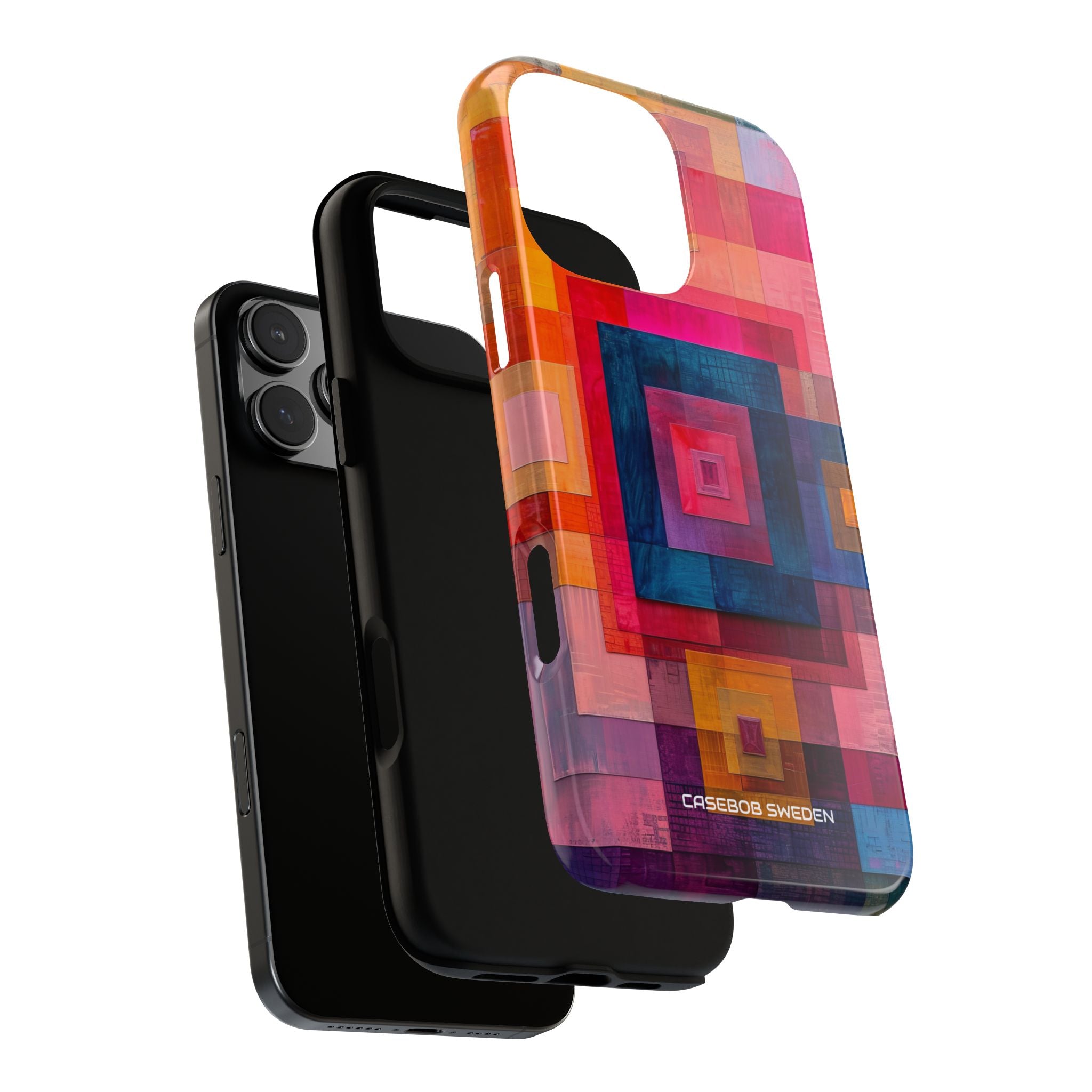 Vibrant Geometry - Tough iPhone 16 Phone Case