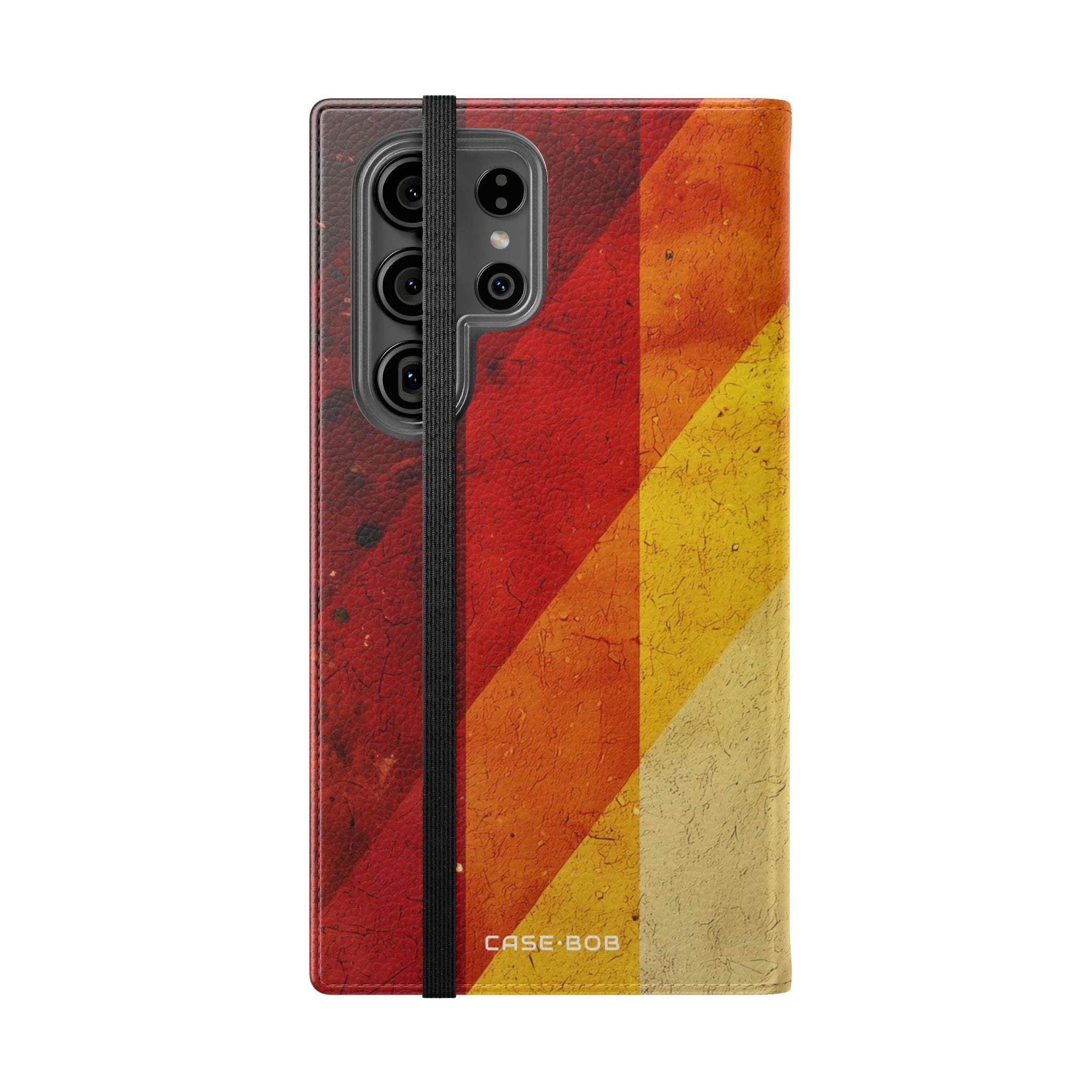 Crimson Stripes - Samsung S23 Ultra Case - Wallet