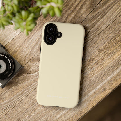 Cornsilk iPhone 16 - Tough Phone Case