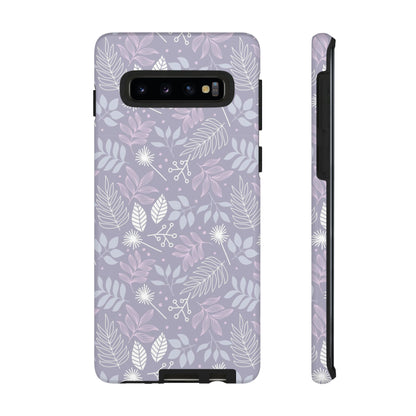 Purple Mona Leaf - Protective Phone Case