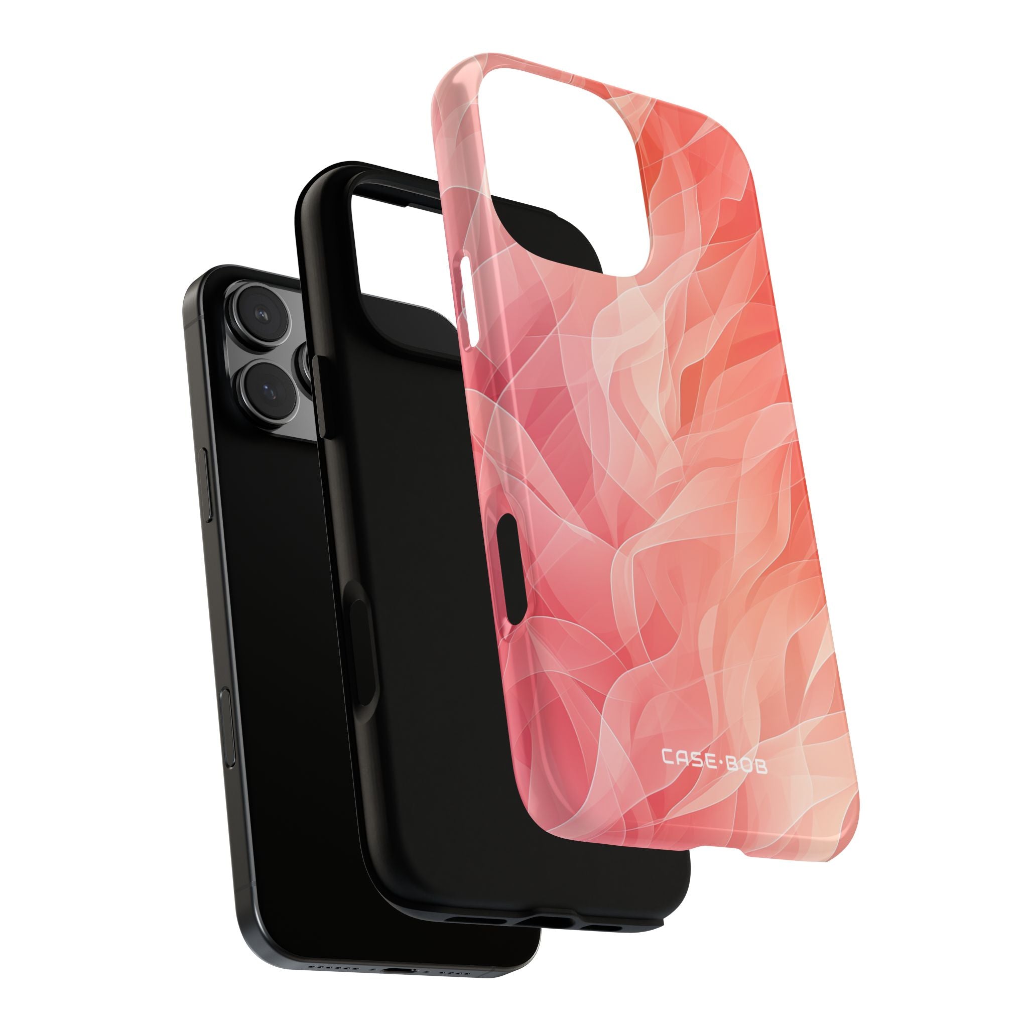 Peach Wave Drift iPhone 16 Pro Max Case - Tough