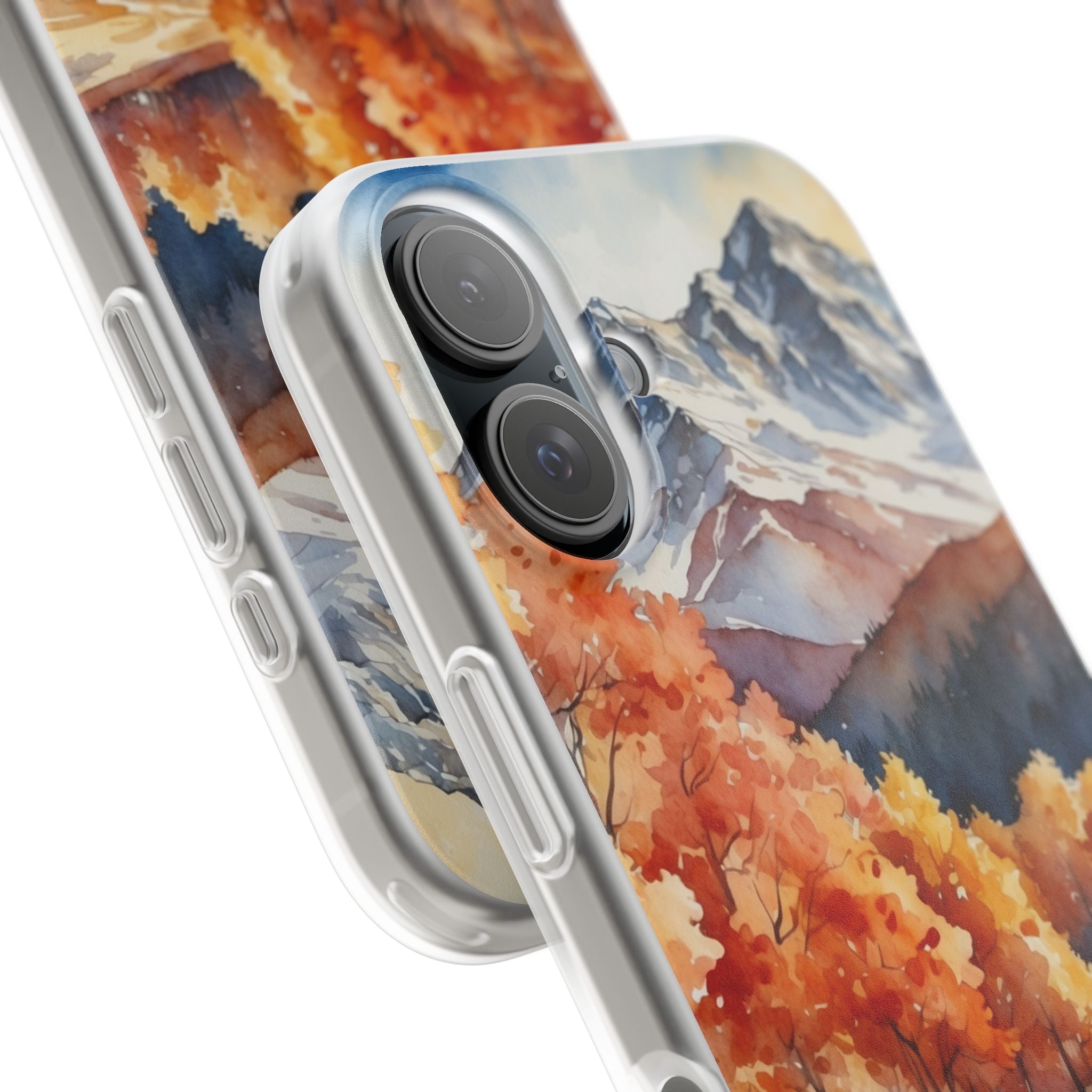 Snowcapped Radiance iPhone 16 Case - Soft