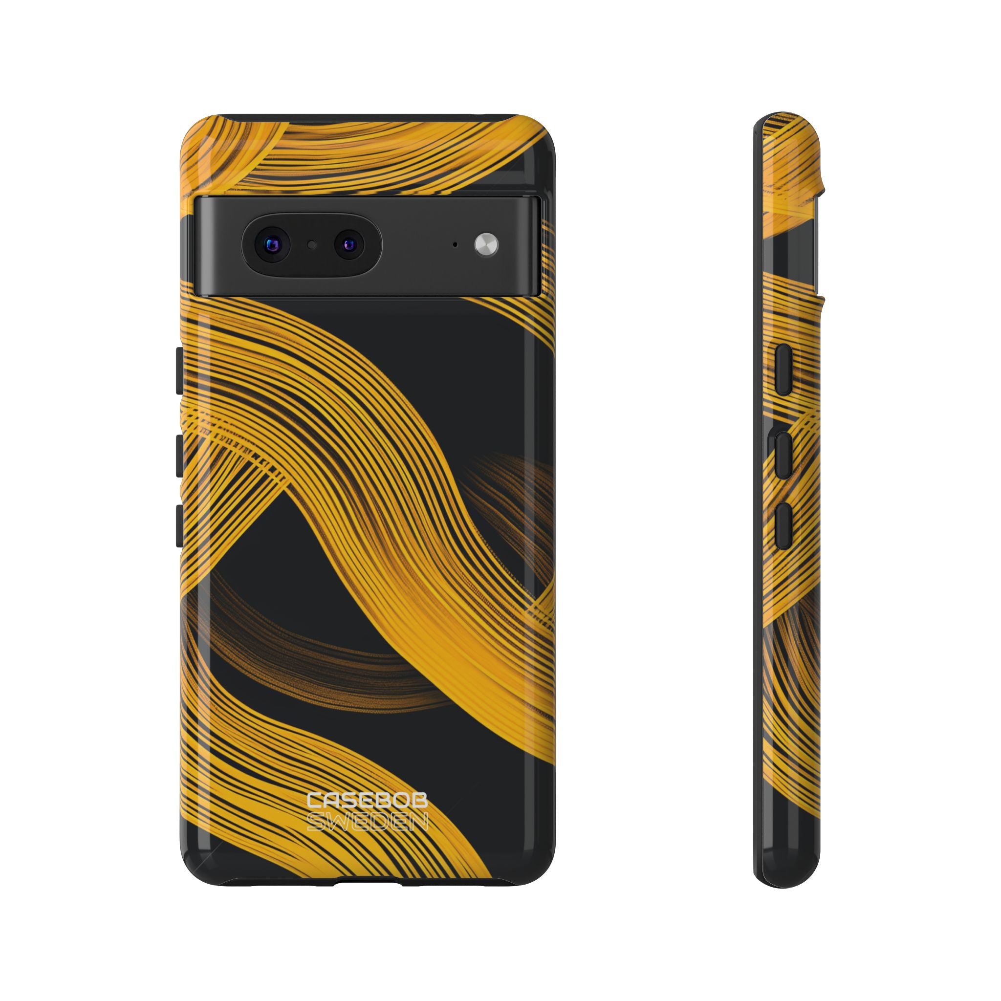 Yellow Flow Lines Google Pixel 7 - Tough