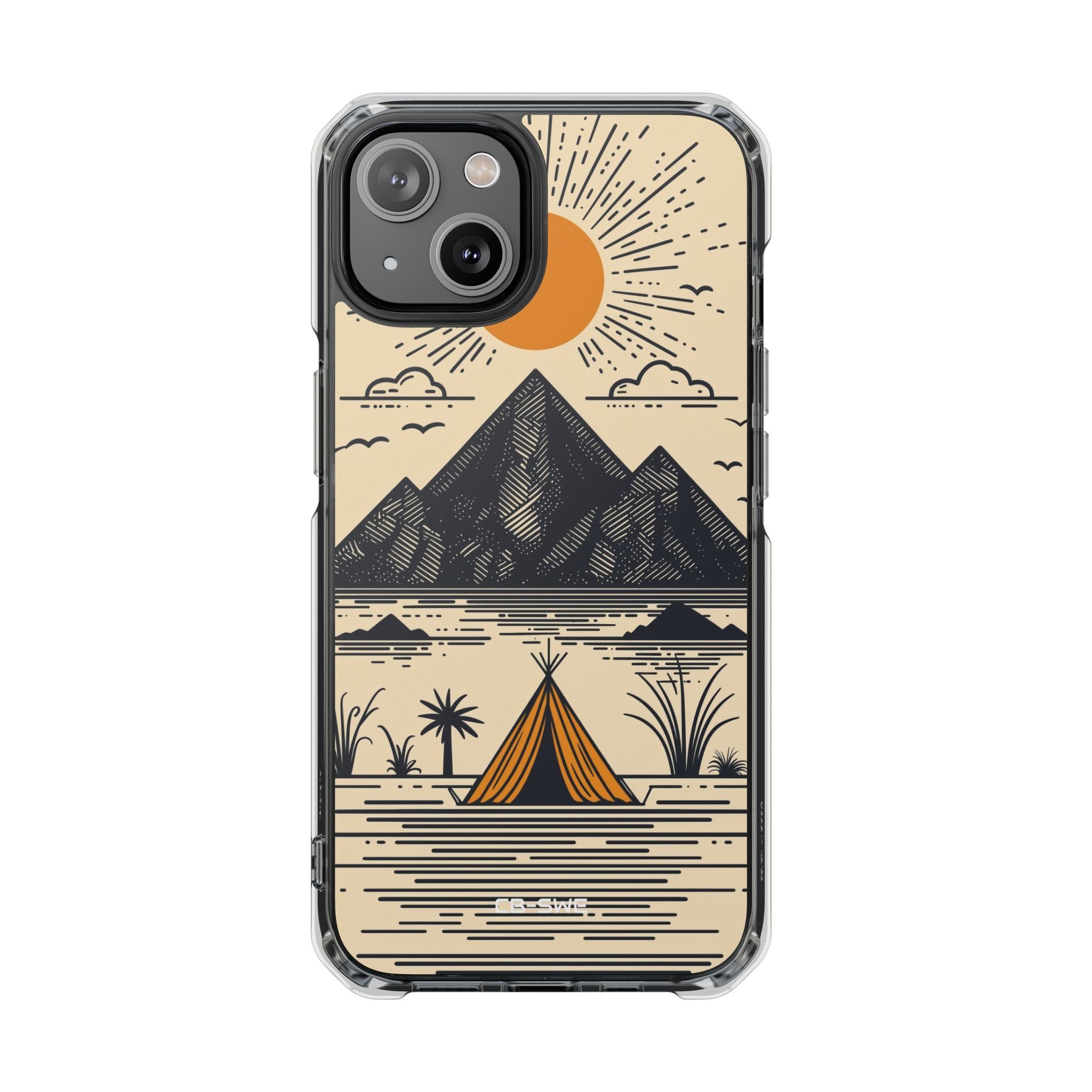 Golden Tent Awaits iPhone Case - Impact