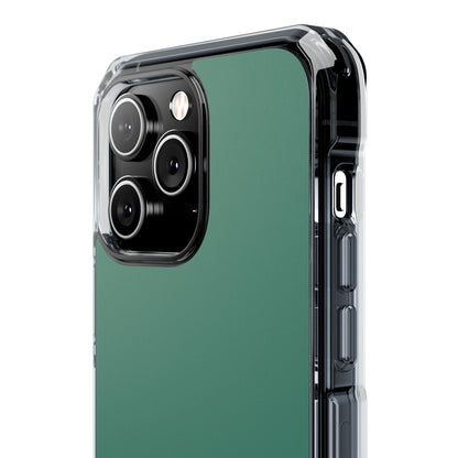 Viridian Green - Clear Impact Case for iPhone