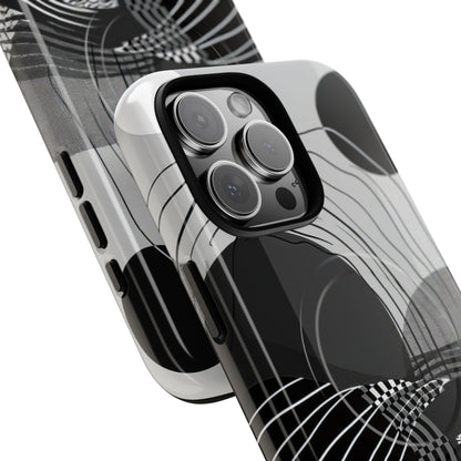 Monochrome Motion Flow iPhone 16 - Tough+