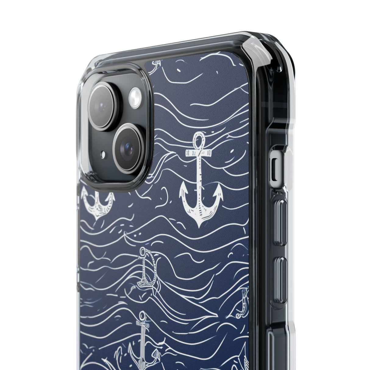 Nautical Serenity – Handyhülle für iPhone (Clear Impact – Magnetisch)