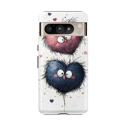 Fluffy Hearts Embrace - Google Pixel Case