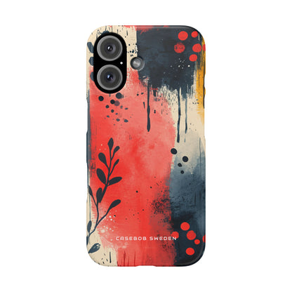 Vibrant Floral Energy iPhone 16 - Slim Phone Case