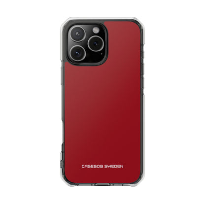 Ruby Red - Clear Impact iPhone 16 Phone Case