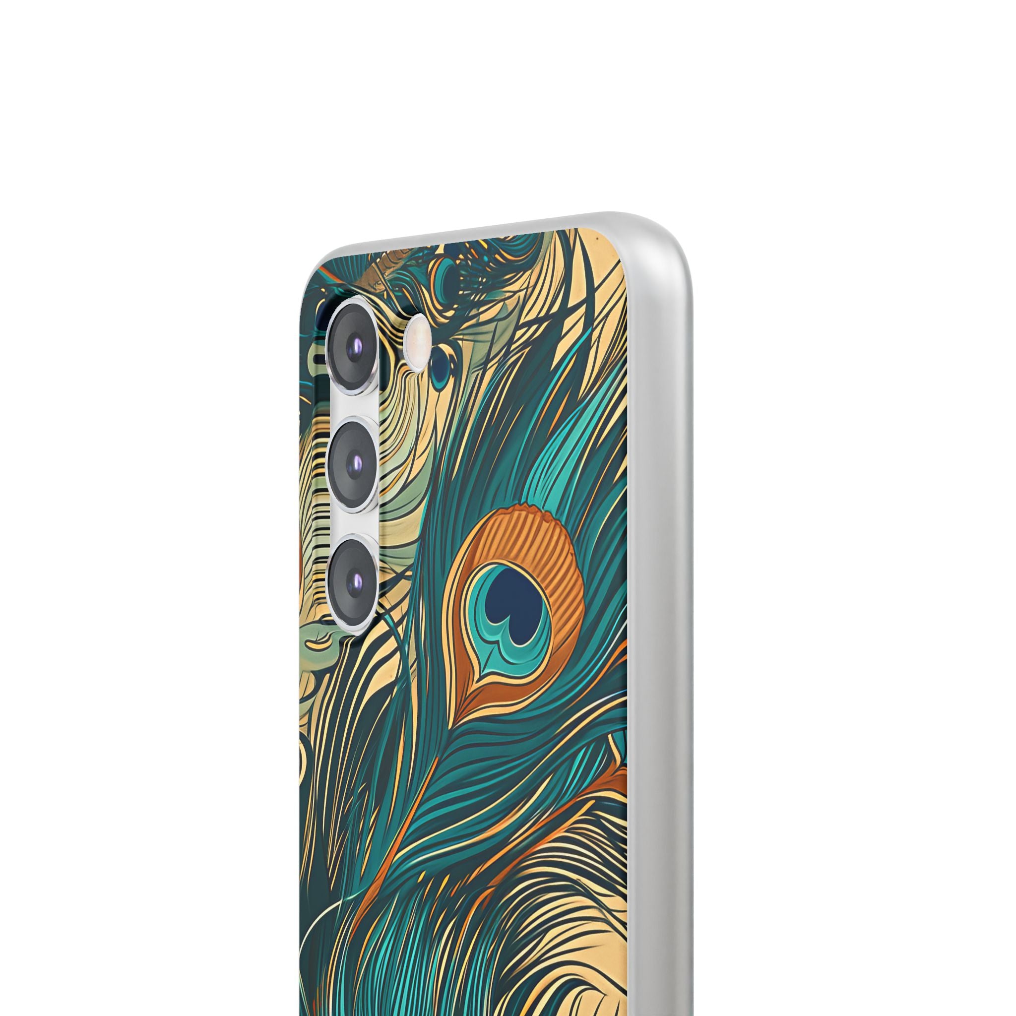 Art Nouveau Peacock Elegance Samsung S23 - Flexi Phone Case