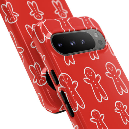 Gingerbread Men Dance - Google Pixel Case
