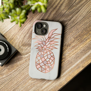 Pineapple Rose Gold - Protective Phone Case