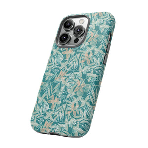 Dark Green Leaf Leaf - Protective Phone Case