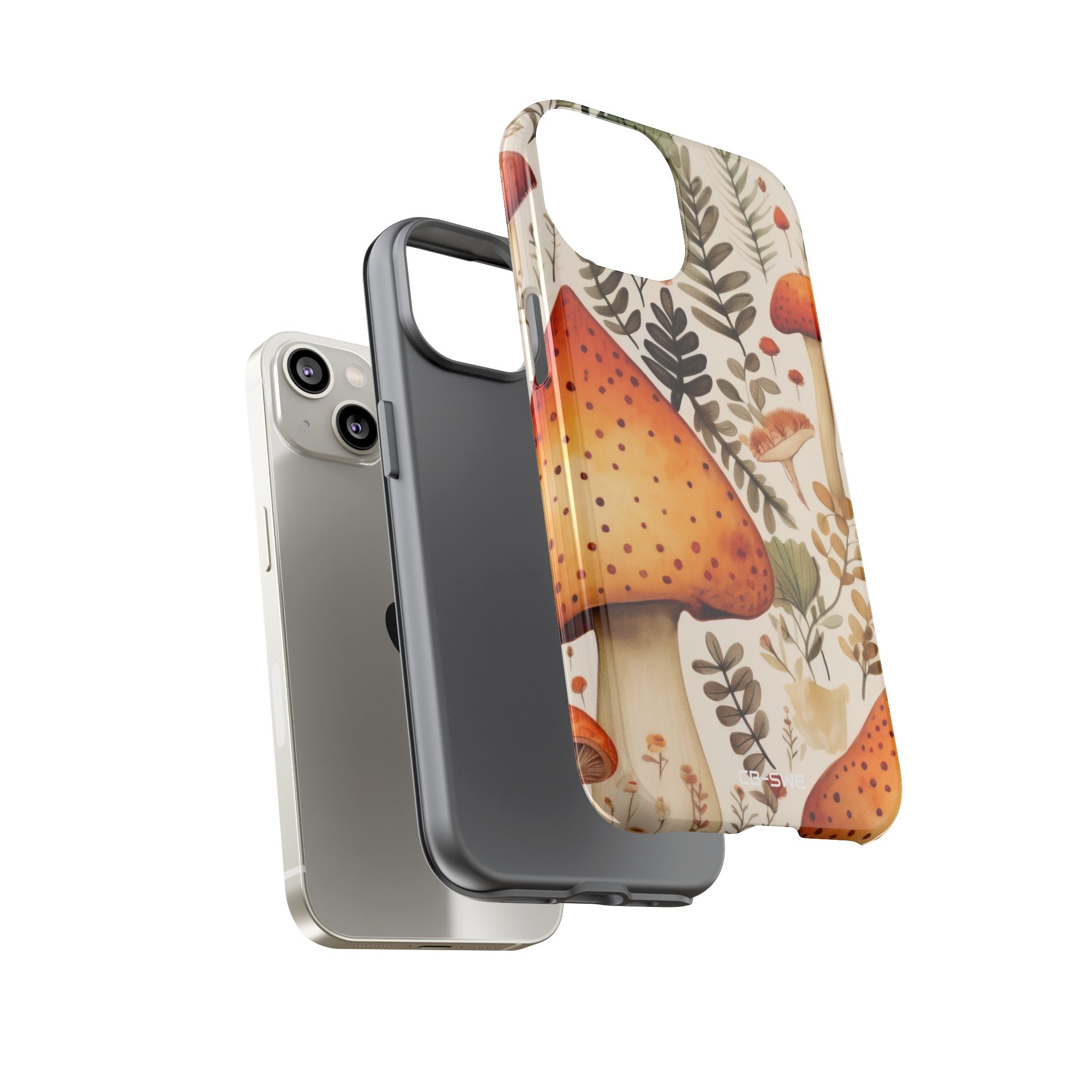 Mushrooms Sprout Cheerfully - iPhone Case
