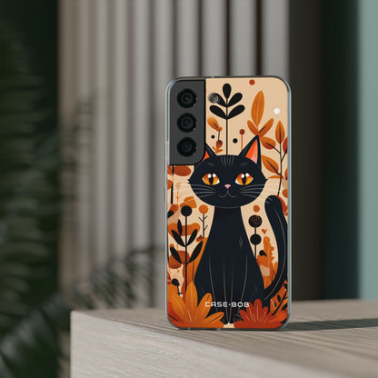 Black Cat Glow Samsung S22 - Soft