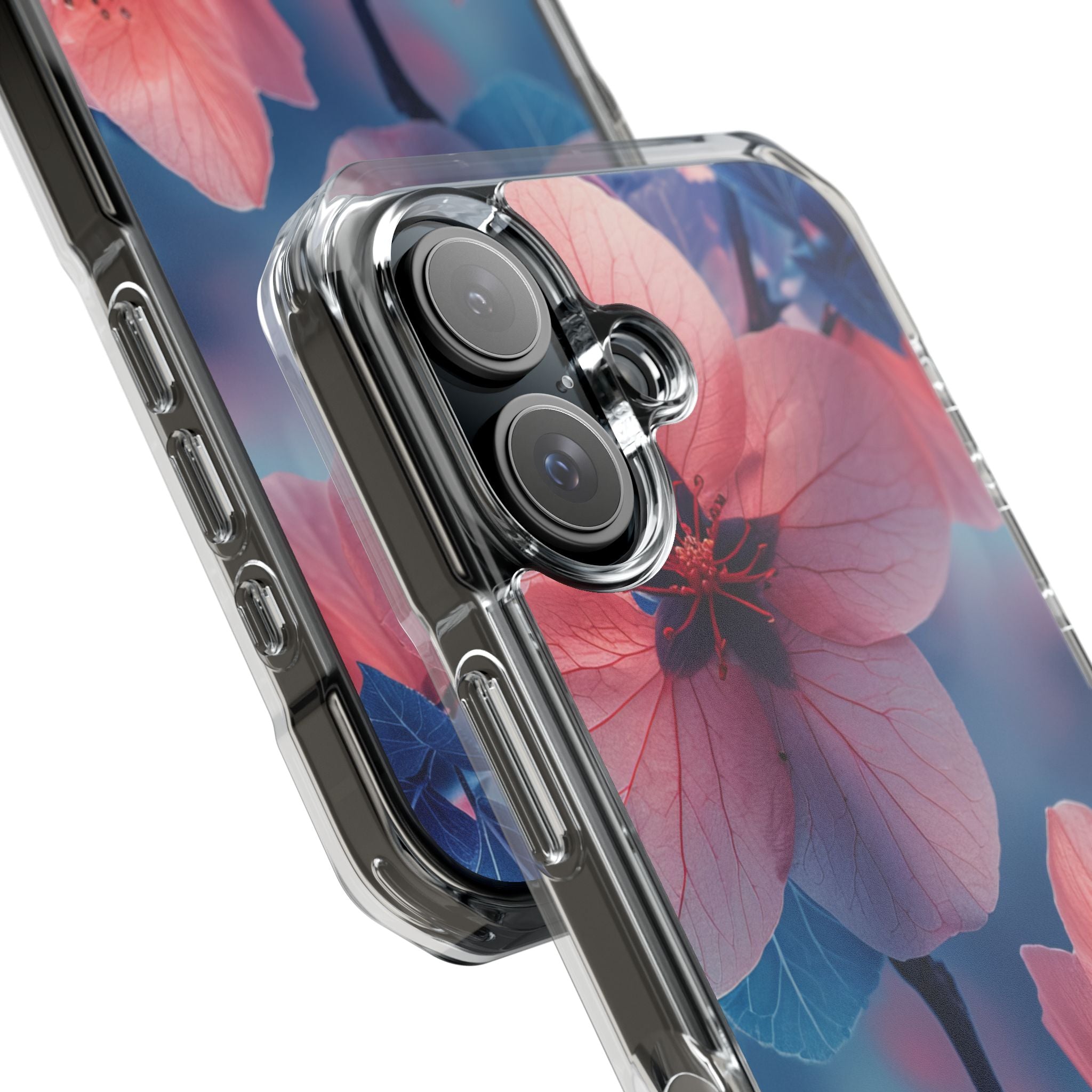 Ethereal Floral Harmony iPhone 16 - Clear Impact Phone Case