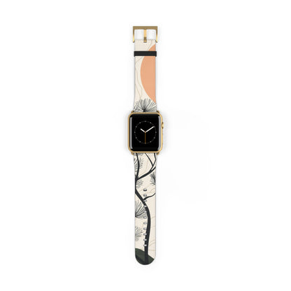 Spiky Tree Sunset - Watch Band