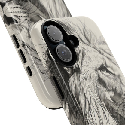 Majestic Lion: Minimalist Elegance - for iPhone 16