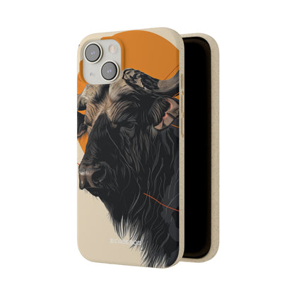 Majestic Buffalo Sun | Biodegradable Phone Case