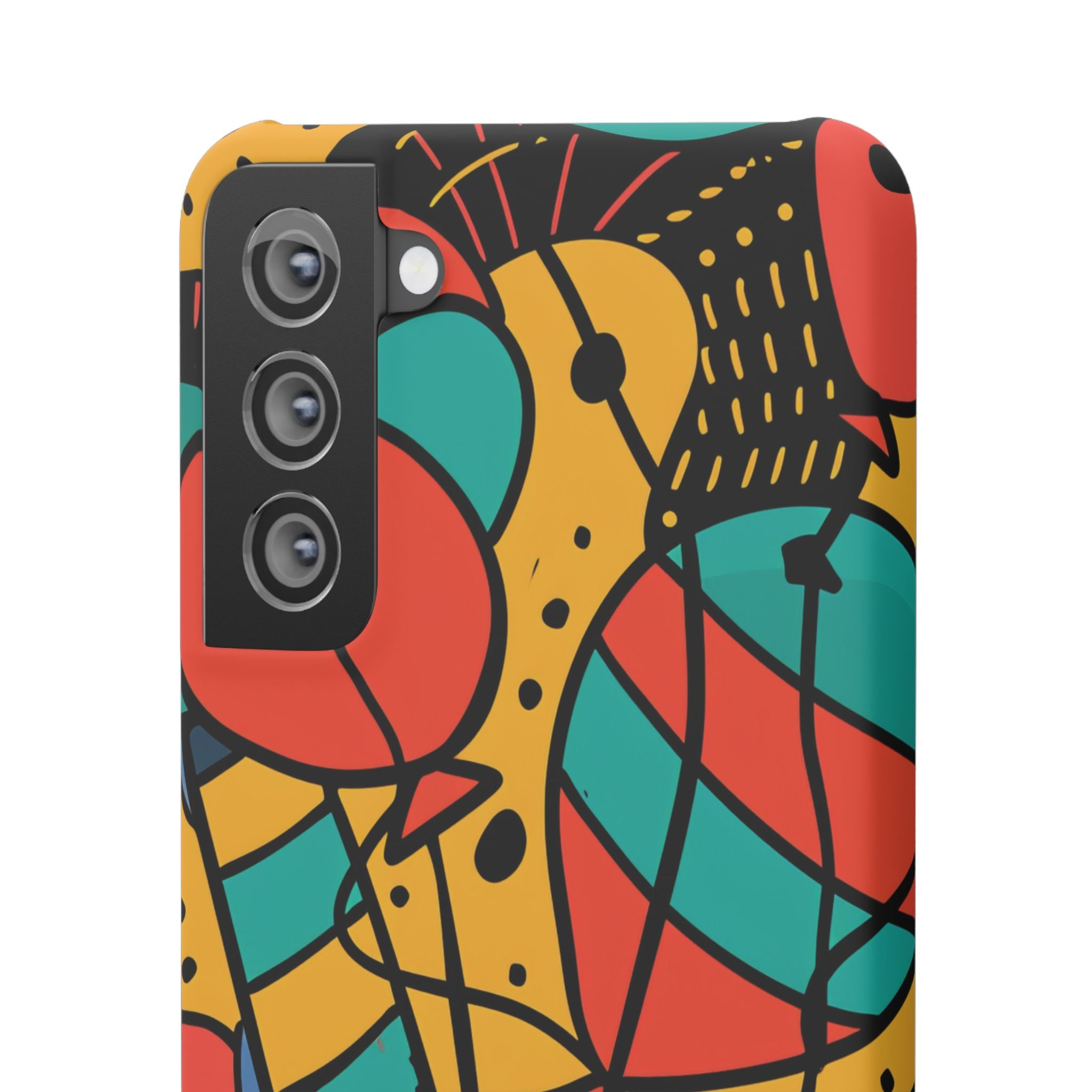 Playful Lines in Motion Samsung S21 - Slim Phone Case