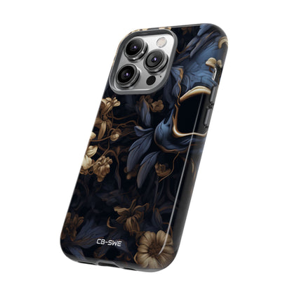 Gothic Floral Skull - iPhone Case