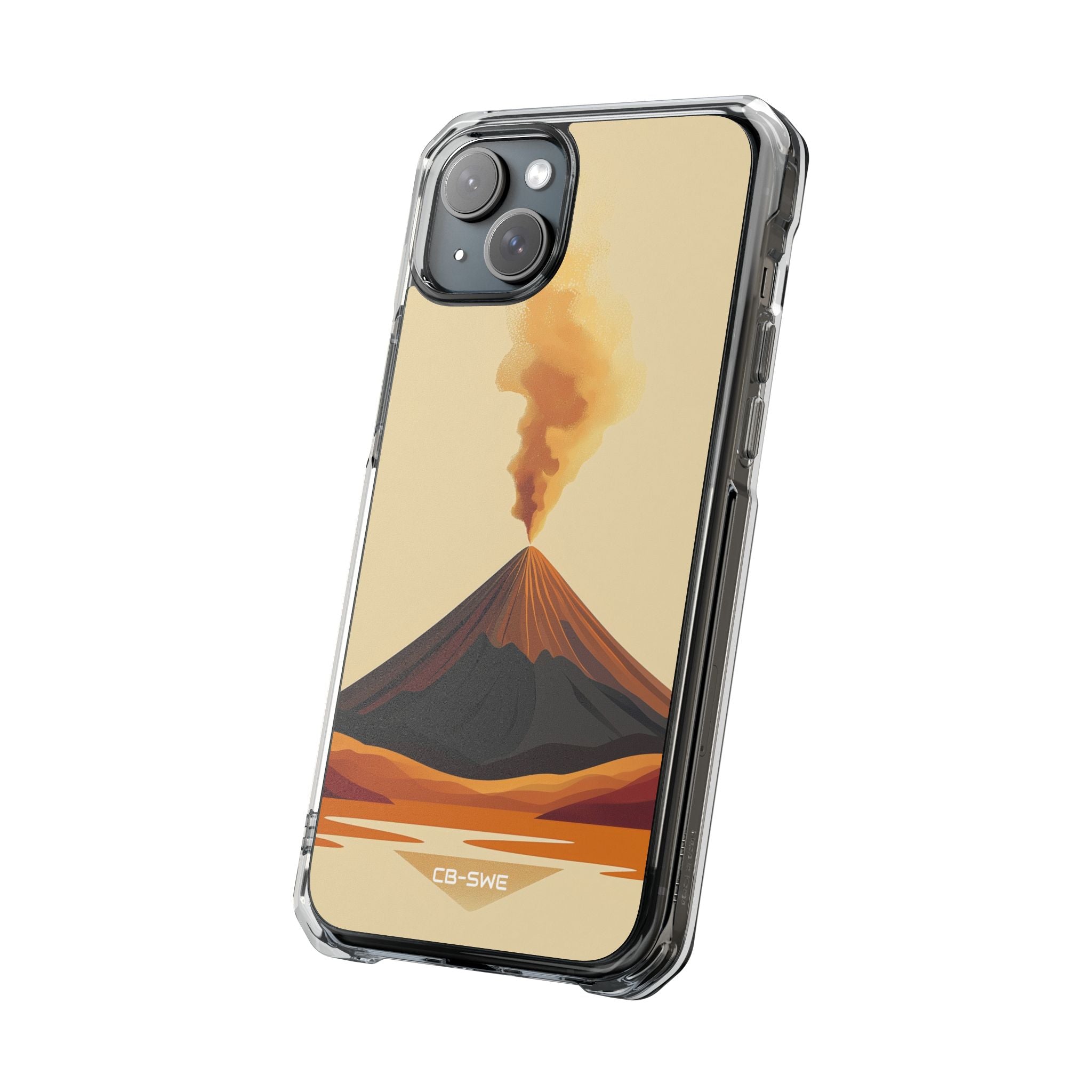 Volcano Erupts Brightly iPhone Case - Impact