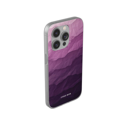 Purple Wave Layers iPhone 14 Pro Case - Soft
