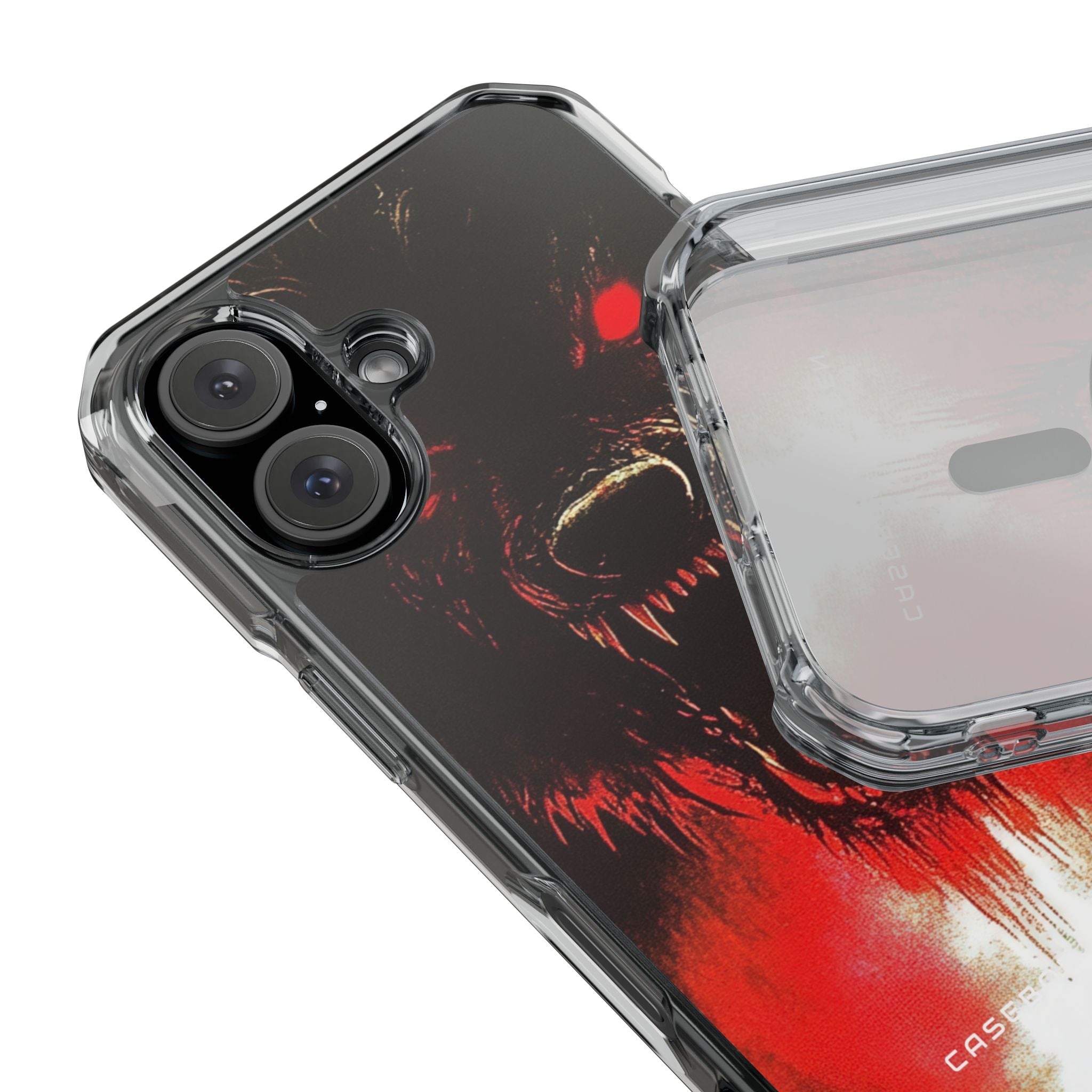 Bloodmoon Wolf's Lament iPhone 16 - Clear Impact Phone Case