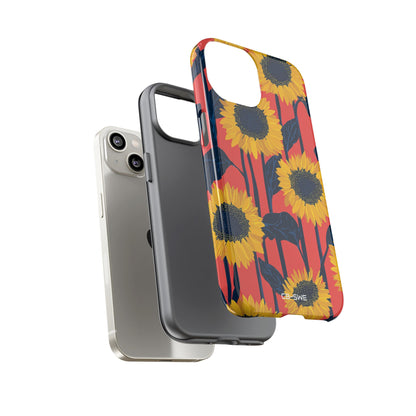 Vibrant Sunflower Rhythm - iPhone Case