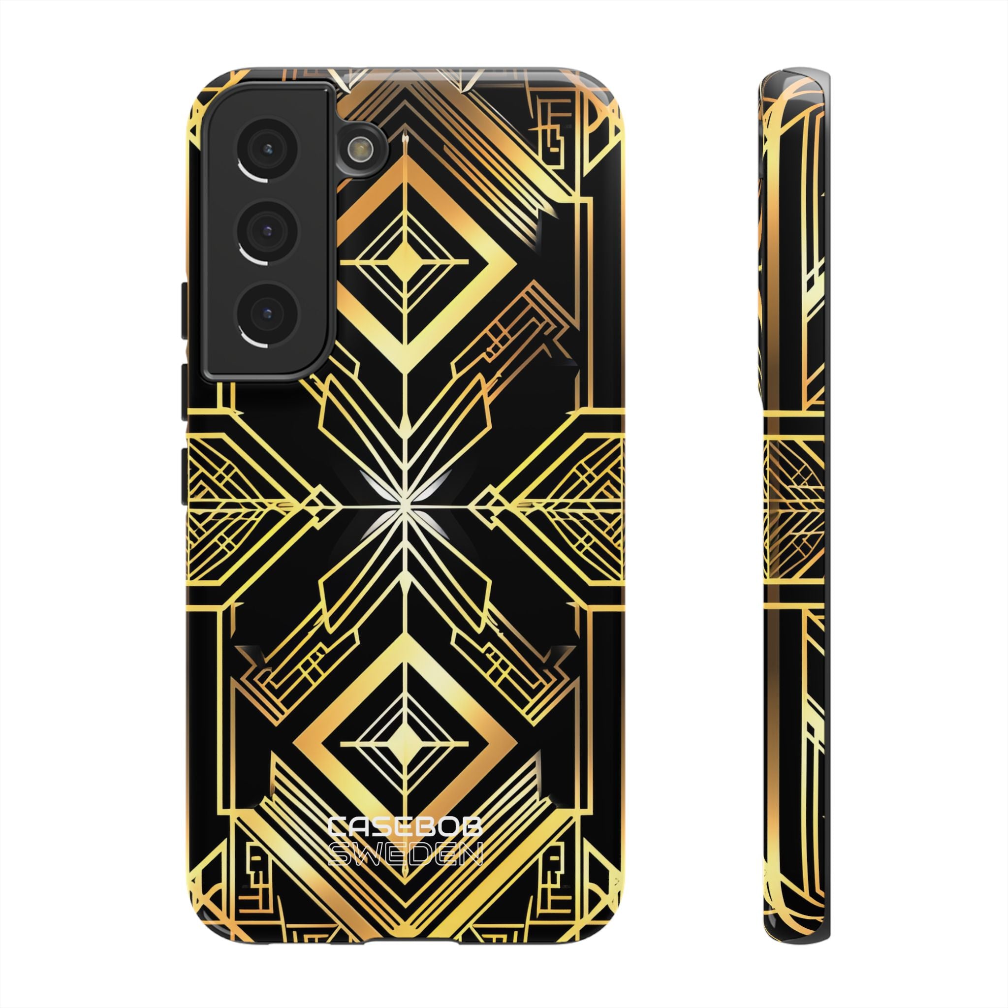 Golden Geometric Symphony  Samsung S22 - Tough
