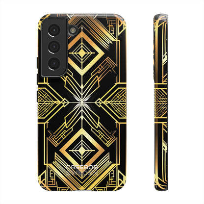Golden Geometric Symphony  Samsung S22 - Tough